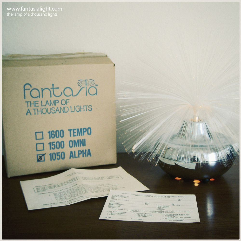 Fantasia Alpha fiber optic lamp